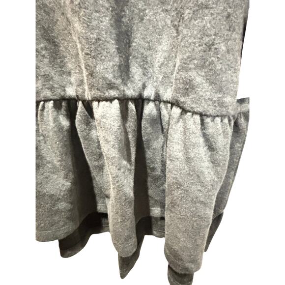 14th & UNION Women's Grey Peplum Hem Crewneck Sweater Sz M - Picture 4 of 7